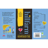 Hillfarm Extra Virgin Cold Pressed Rapeseed Oil, 2L