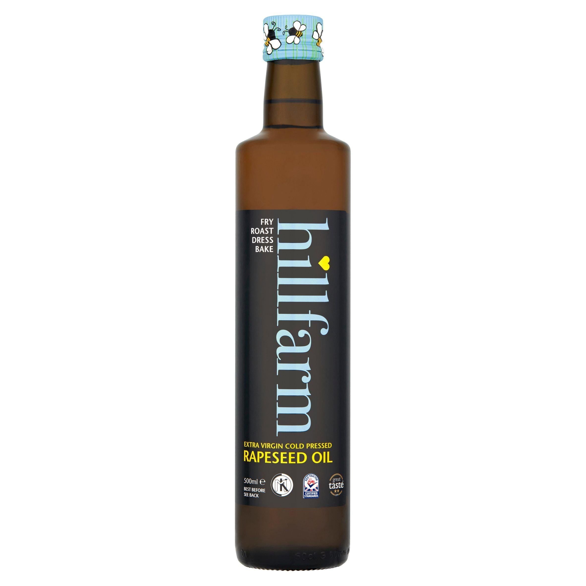 Hillfarm Extra Virgin Cold Pressed Rapeseed Oil 500ml