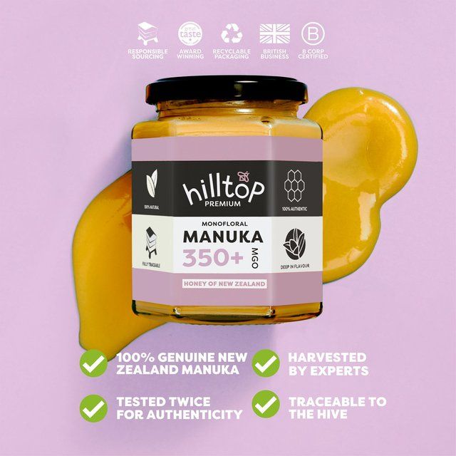 Hilltop Honey Manuka MGO350+ Honey   225g