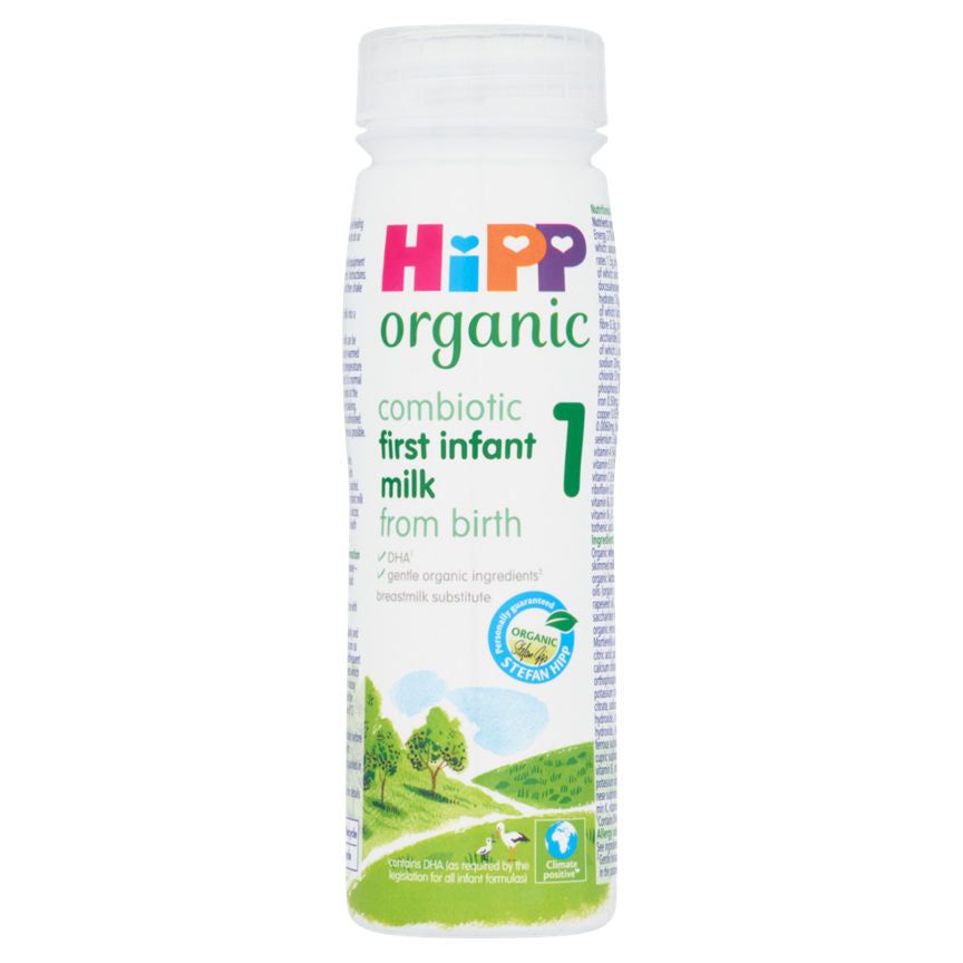 HiPP 1 First Infant Baby Milk Ready To Feed Bottle From Birth