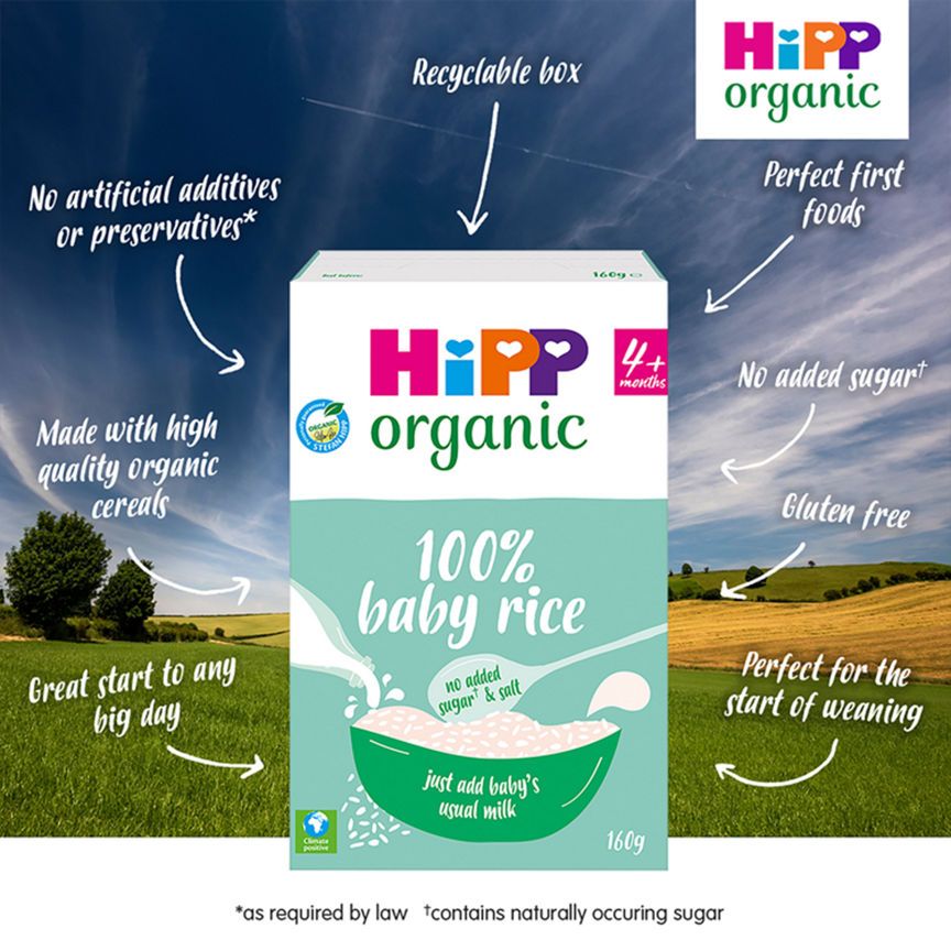 HiPP 100% Baby Rice 4+ Months