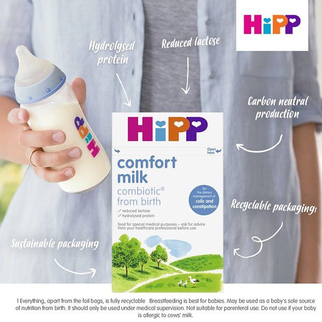 HiPP Comfort Baby Milk Powder Formula From Birth   800g