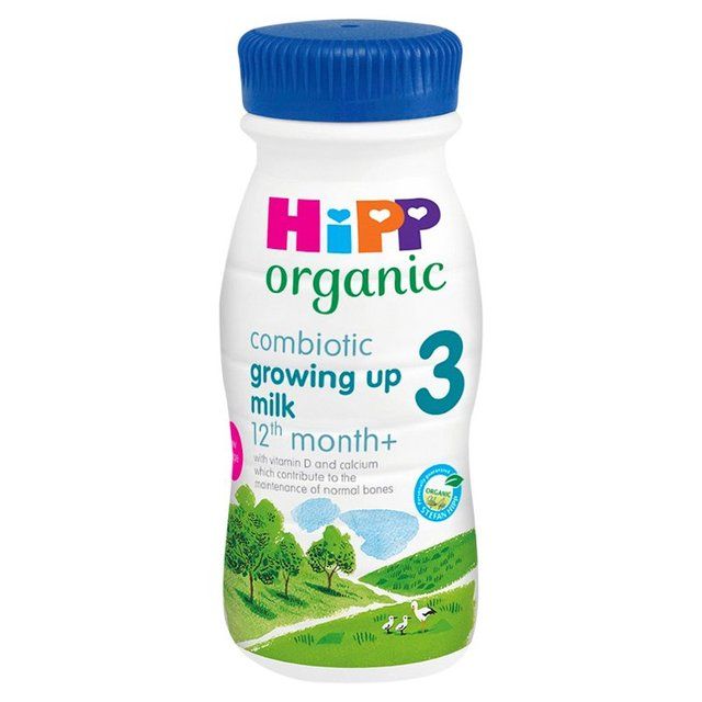 HiPP Organic 3 Baby Toddler Milk Liquid Formula 1+ Years    200ml