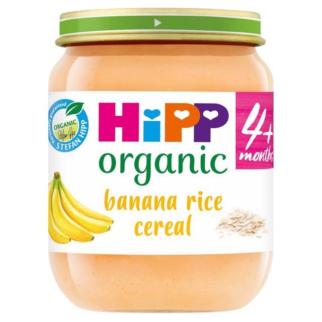 HiPP Organic Banana Rice Cereals Baby food 4+ months   125g