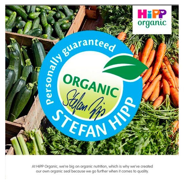 HiPP Organic Carrots Cauliflower &amp;amp; Peas Baby Food 4+ months   125g