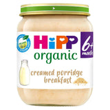 HiPP Organic Creamed Porridge Breakfast Baby Food Jar 6+ Months 125g