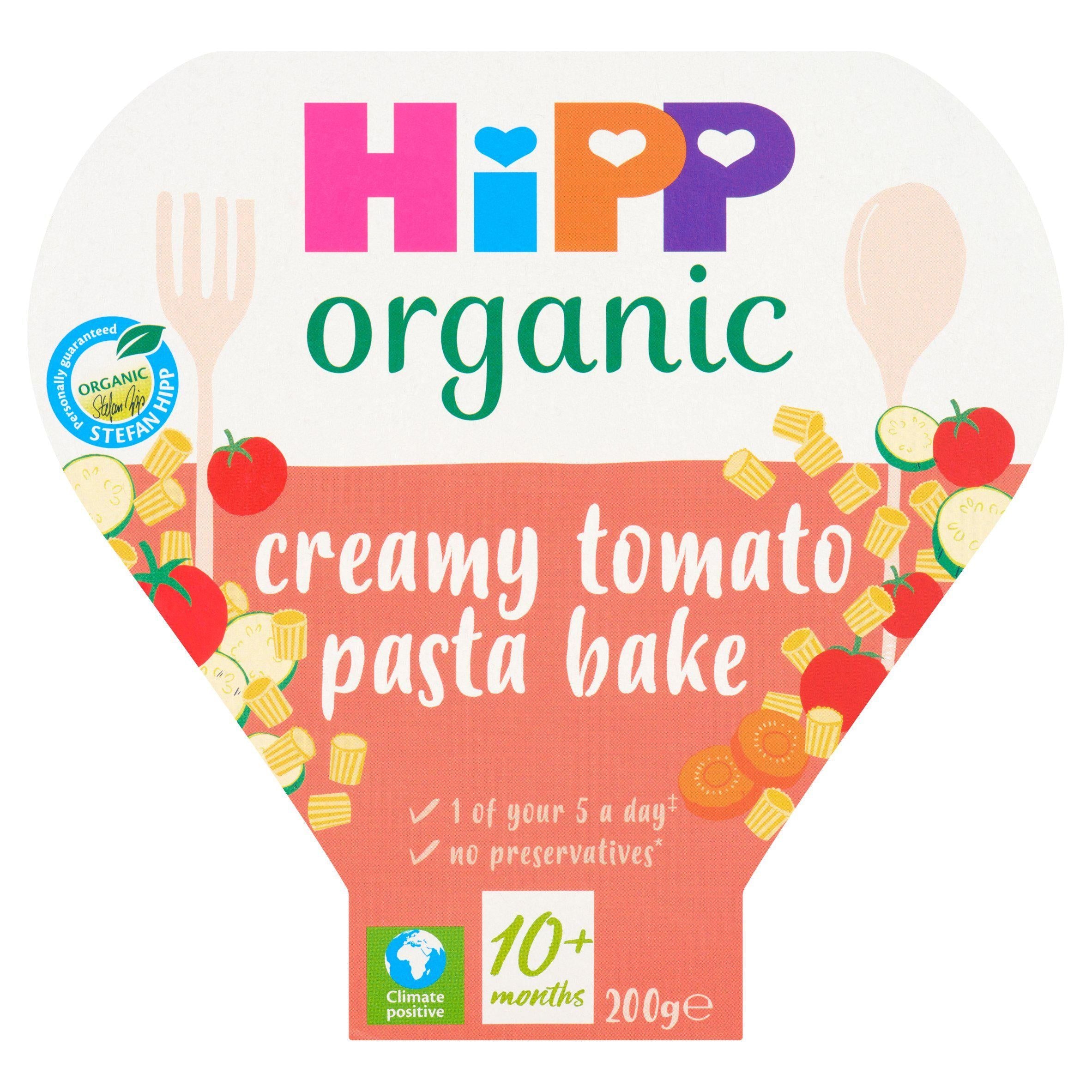 HiPP Organic Creamy Tomato Pasta Bake Toddler Tray Meal 10+ Months 200g