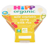 HiPP Organic Mild Vegetable Curry &amp;amp; Rice Toddler Tray Meal 10+ Months    200g