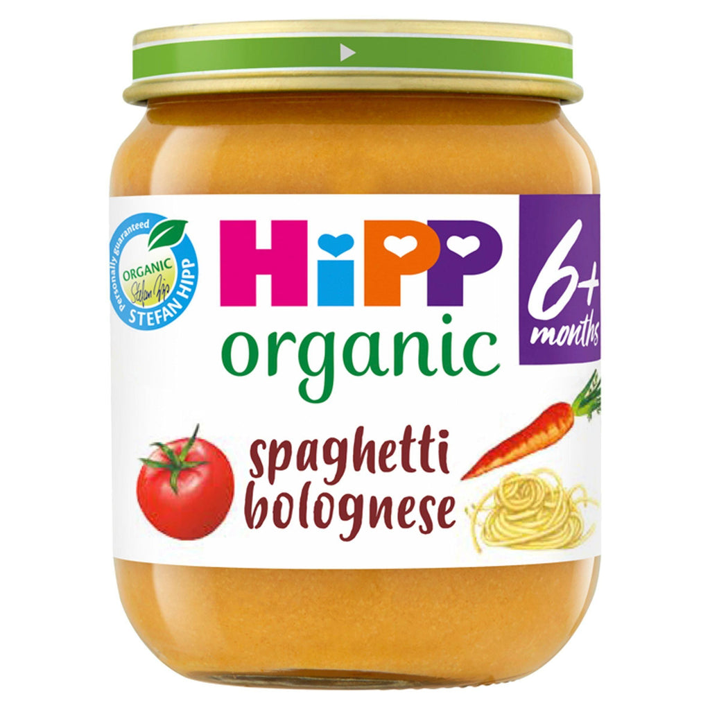 HiPP Organic Spaghetti Bolognese Baby Food Jar 6+ Months 125g