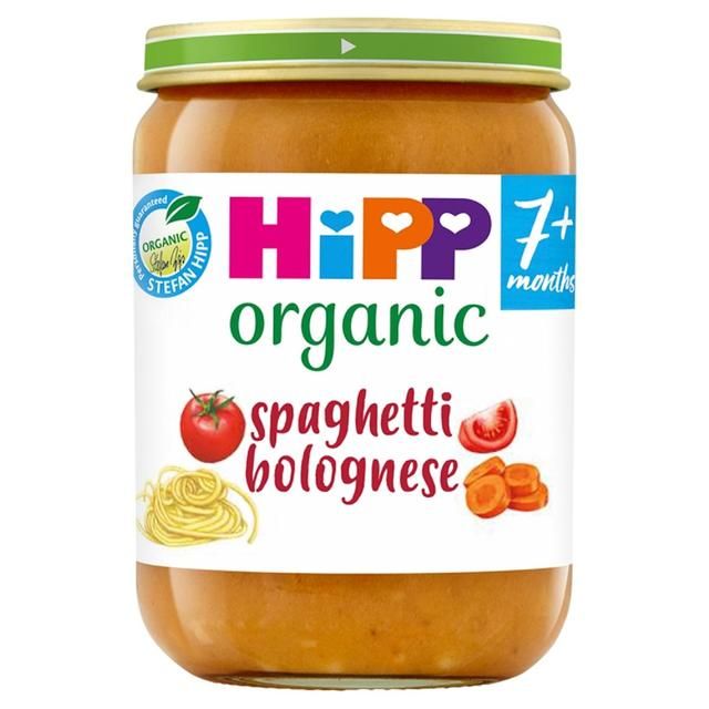 HiPP Organic Spaghetti Bolognese Baby Food Jar 7+ Months    190g