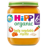 HiPP Organic Tasty Vegetable Risotto Baby Food  6+ months   125g