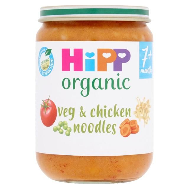 HiPP Organic Veg &amp;amp; Chicken Noodles Baby Food 7+ months   190g