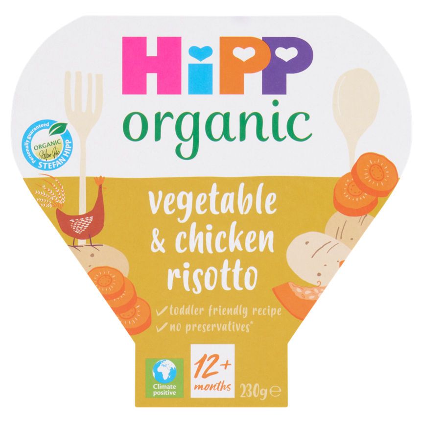 HiPP Organic Vegetable &amp;amp; Chicken Risotto 12+ Months 230g