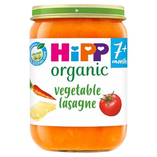 HiPP Organic Vegetable Lasagne Baby Food Jar 7+ Months    190g