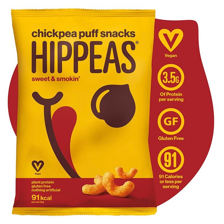 Hippeas Sweet &amp;amp; Smokin' Chickpea Puff Snacks 22g