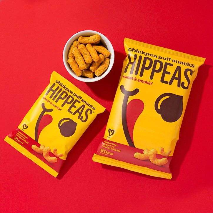 Hippeas Sweet &amp;amp; Smokin' Chickpea Puff Snacks 22g