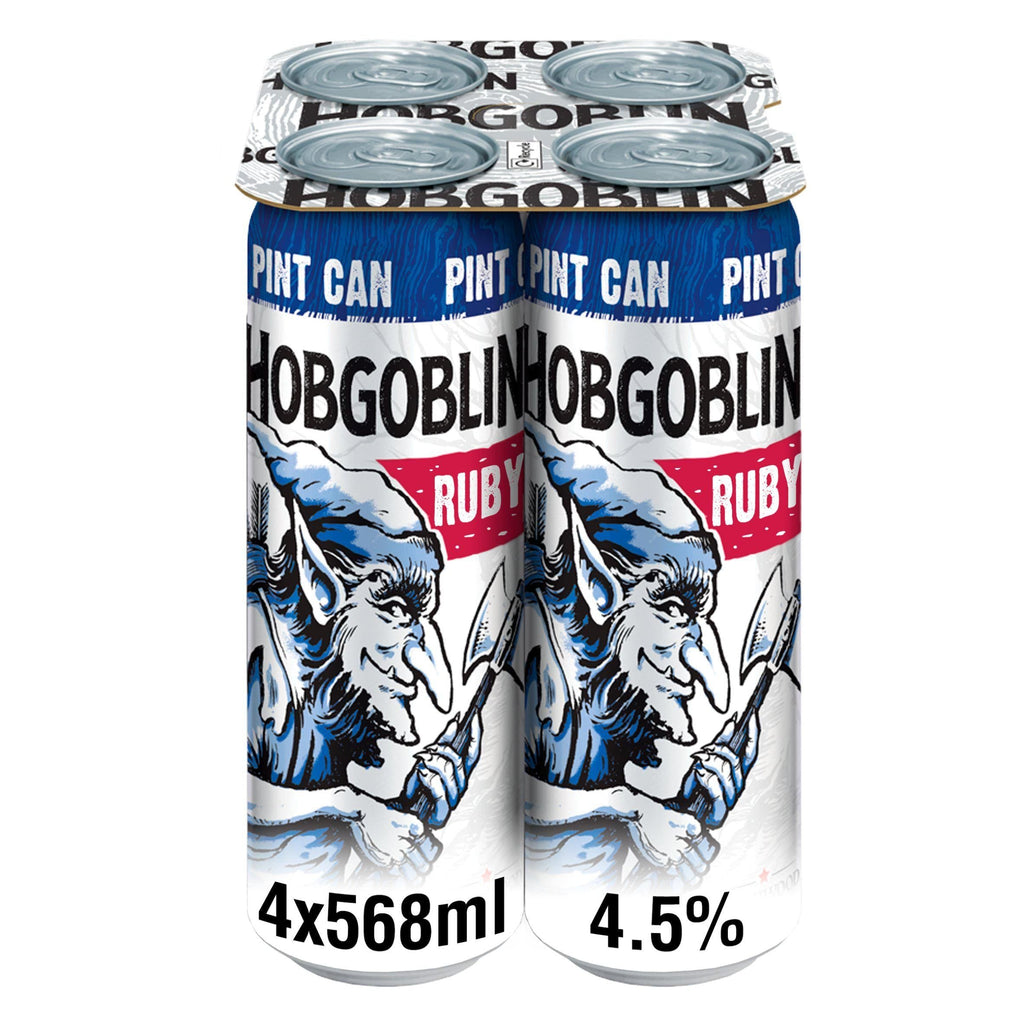 Hobgoblin Ruby Ale Beer Pint Can 4x568ml