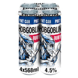 Hobgoblin Ruby Ale Beer Pint Can 4x568ml