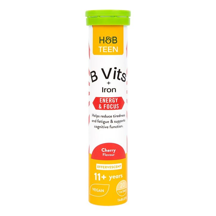Holland and Barrett Teens Energy &amp;amp; Focus 20 Effervescent