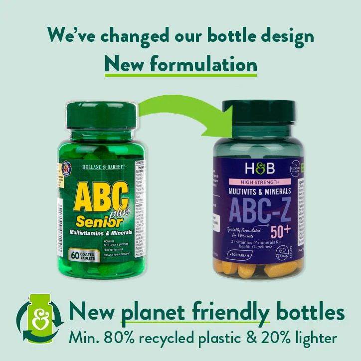 Holland &amp;amp; Barrett ABC to Z 50+ Multivitamins 60 Tablets