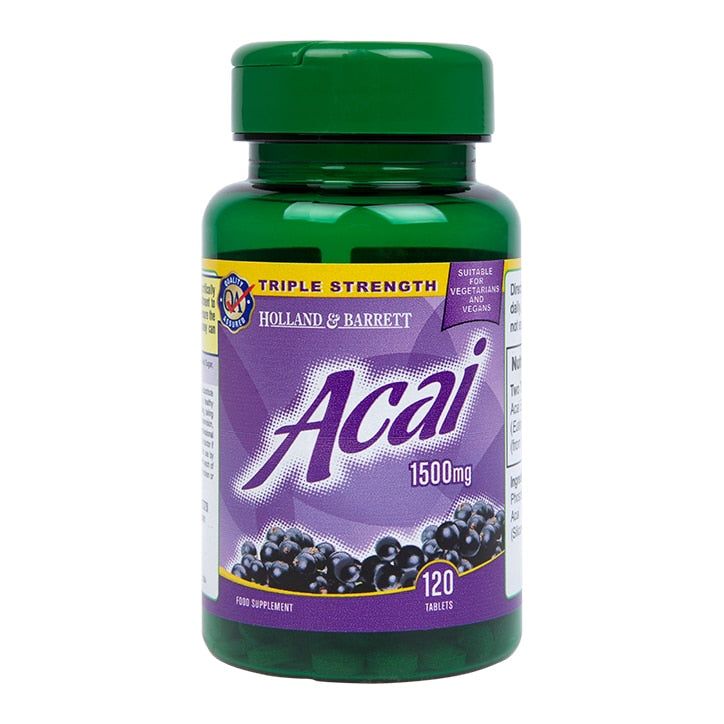 Holland & Barrett Acai Berry 120 Tablets 1500mg