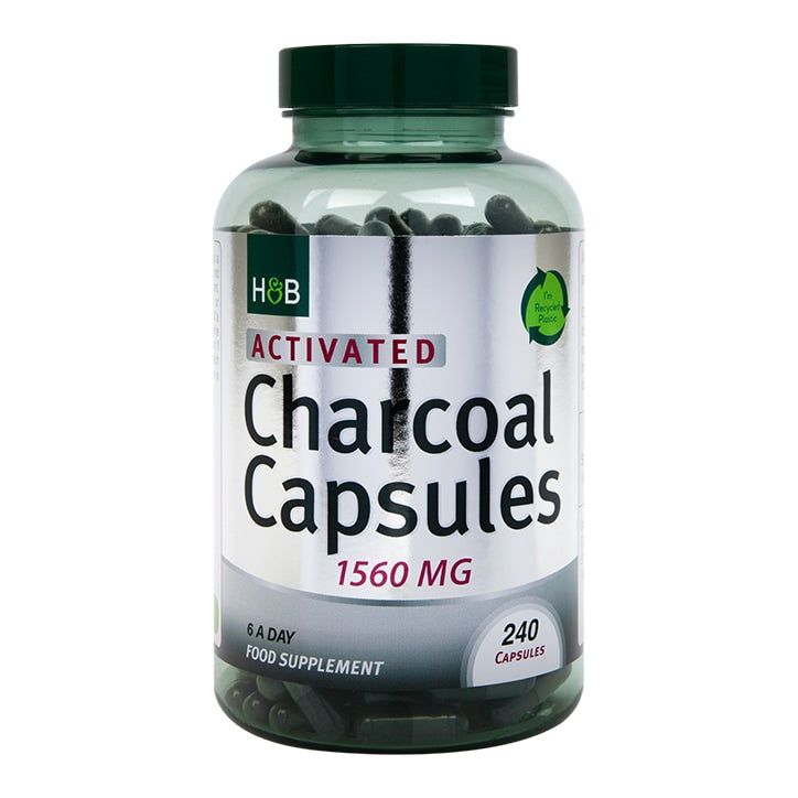 Holland &amp;amp; Barrett Activated Charcoal 1560mg 240 Capsules