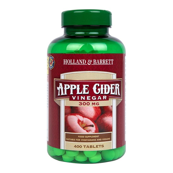 Holland &amp;amp; Barrett Apple Cider Vinegar 400 Tablets 300mg