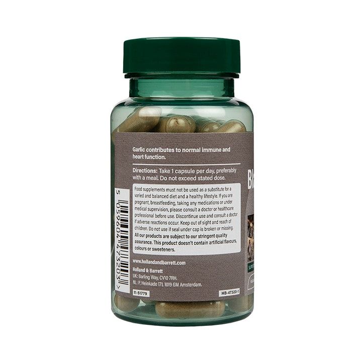 Holland &amp;amp; Barrett Black Garlic 6000mg 60 Capsules