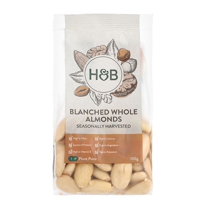 Holland &amp;amp; Barrett Blanched Whole Almonds 100g