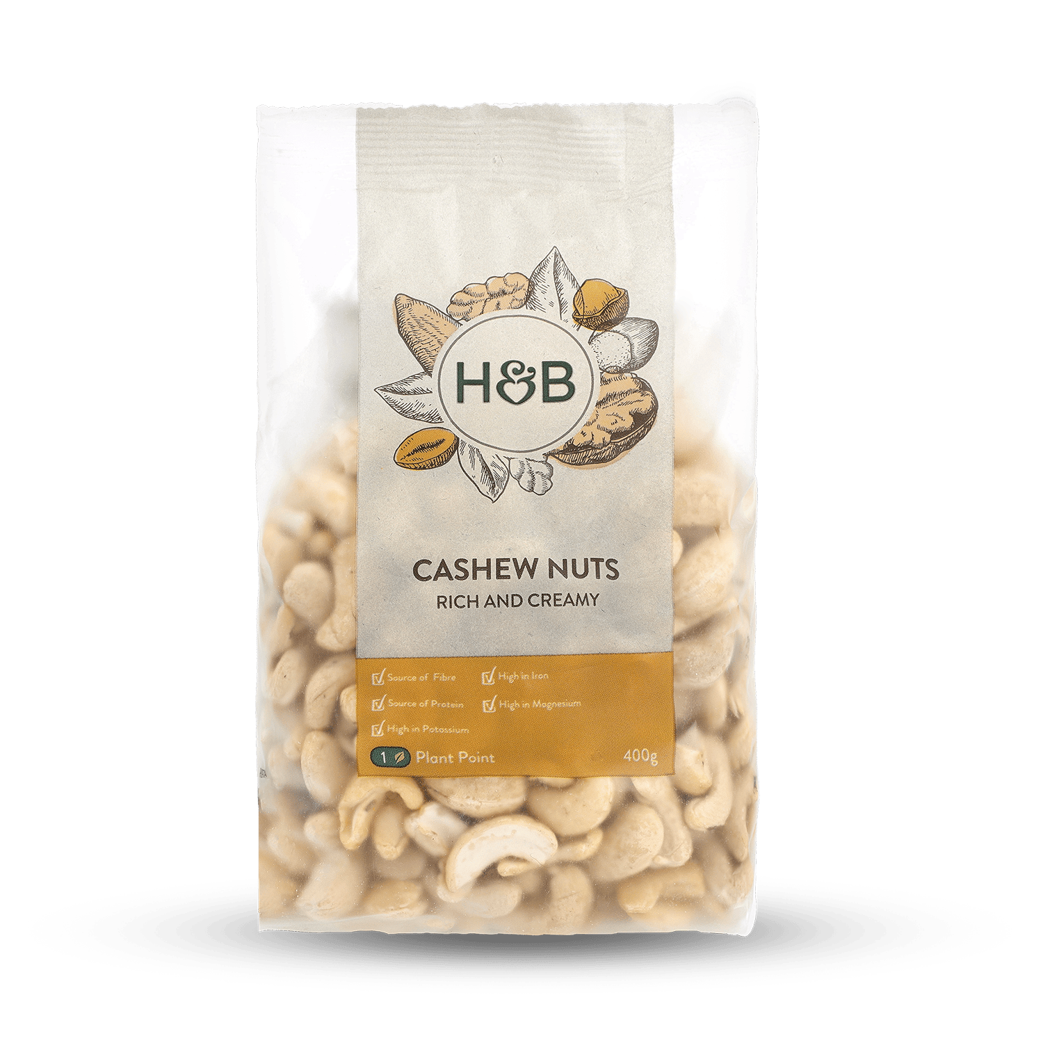 Holland &amp;amp; Barrett Cashew Nuts 400g