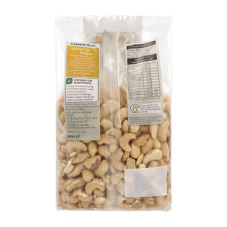 Holland & Barrett Cashew Nuts 800g