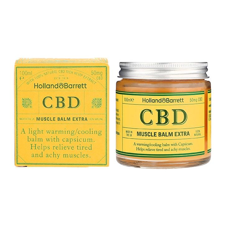 Holland &amp;amp; Barrett CBD Muscle Balm Extra 100ml