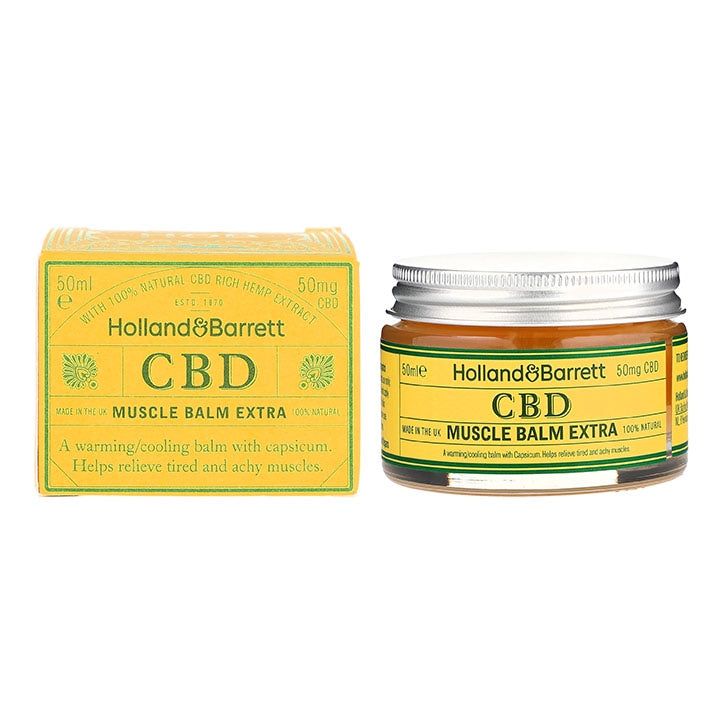 Holland &amp;amp; Barrett CBD Muscle Balm Extra 50ml