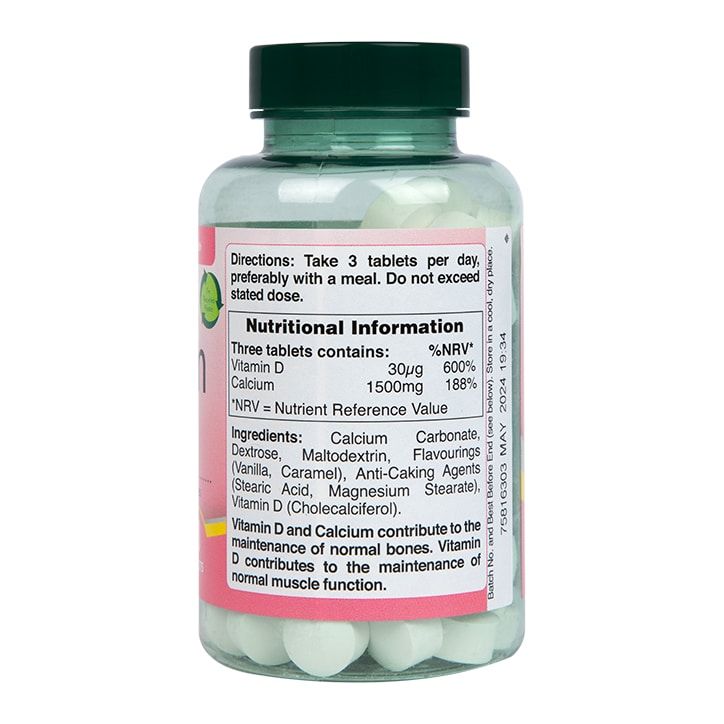 Holland &amp;amp; Barrett Chewable Calcium 1500 mg