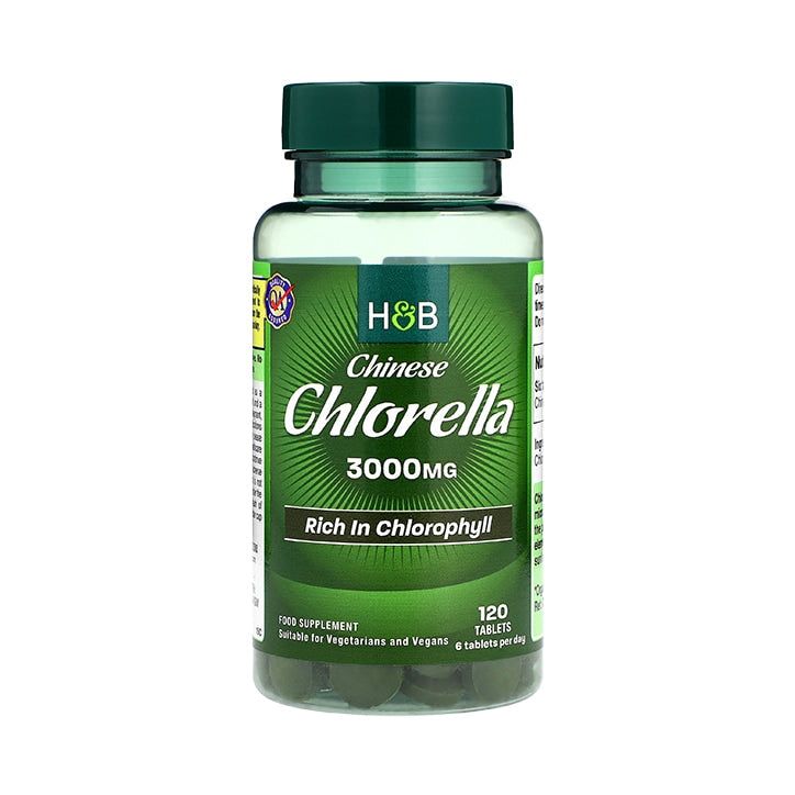 Holland &amp;amp; Barrett Chinese Chlorella Rich in Chlorophyll 120 Tablets 3000mg