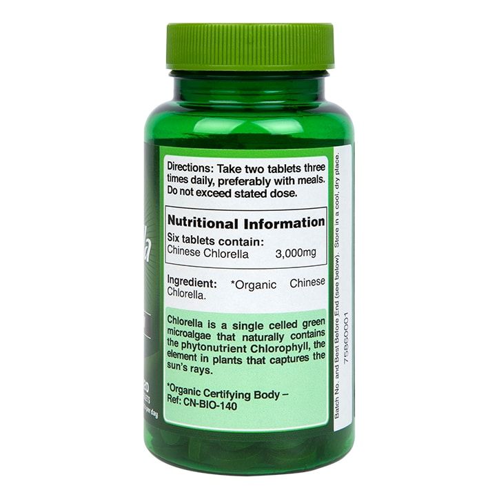 Holland &amp;amp; Barrett Chinese Chlorella Rich in Chlorophyll 120 Tablets 3000mg