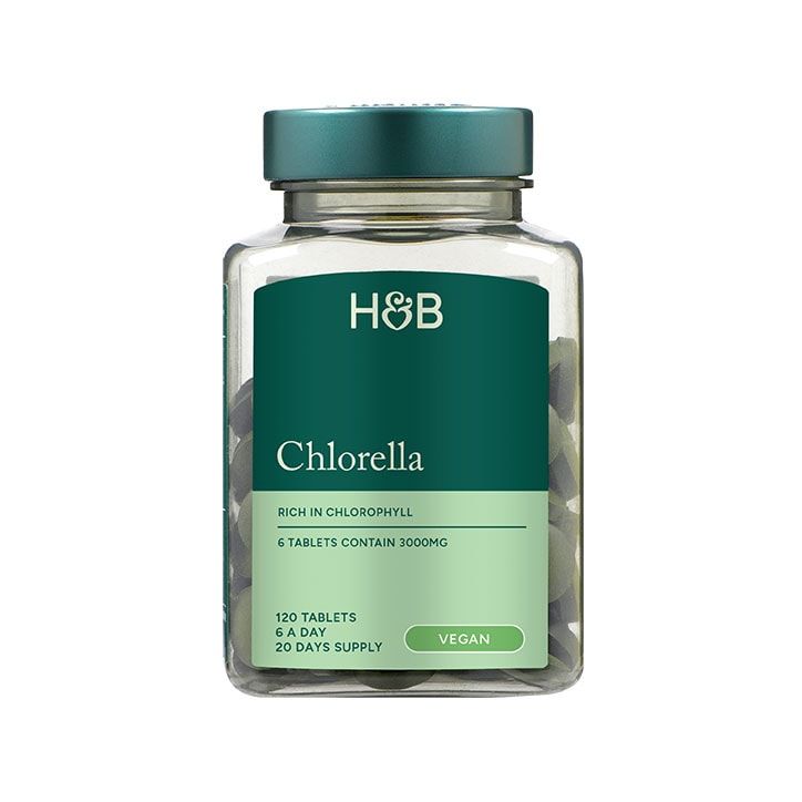 Holland &amp;amp; Barrett Chinese Chlorella Rich in Chlorophyll 120 Tablets 3000mg