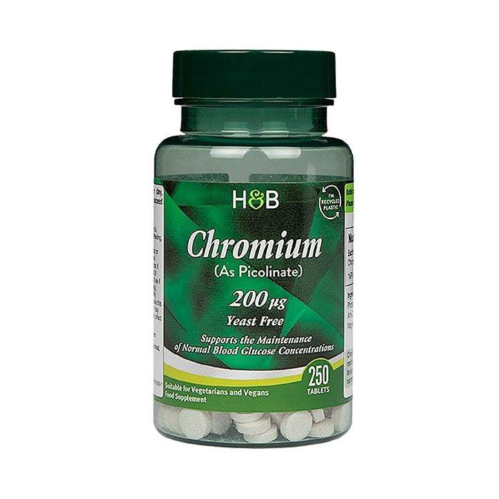 Holland &amp;amp; Barrett Chromium Picolinate 250 Tablets 200ug