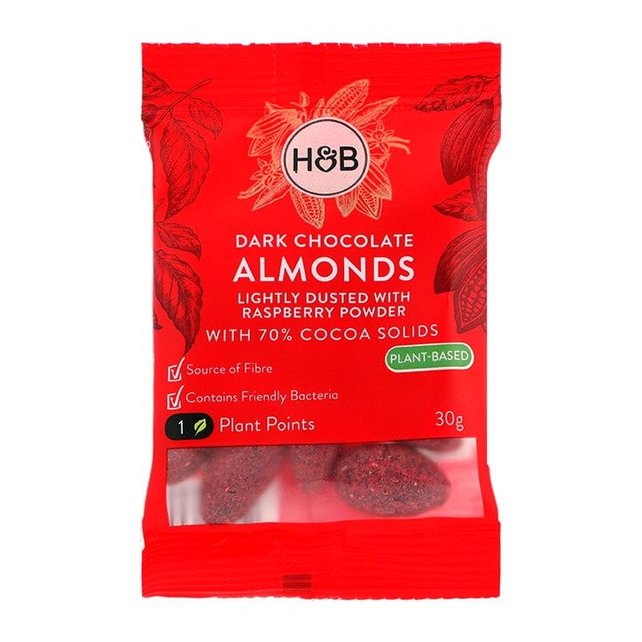 Holland &amp;amp; Barrett Dark Chocolate Almonds 30g Dark Chocolate Hazelnuts