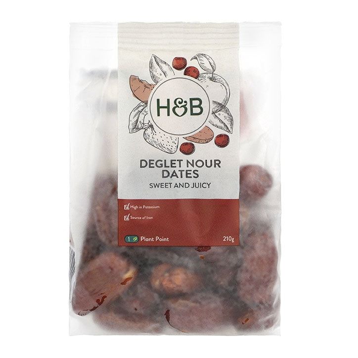 Holland & Barrett Deglet Nour Dates 210g