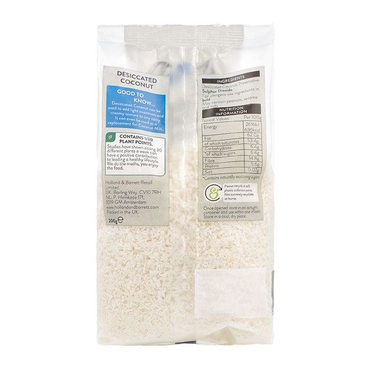 Holland &amp;amp; Barrett Desiccated Coconut 200g