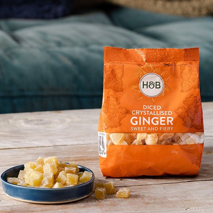 Holland &amp;amp; Barrett Diced Crystallised Ginger 210g