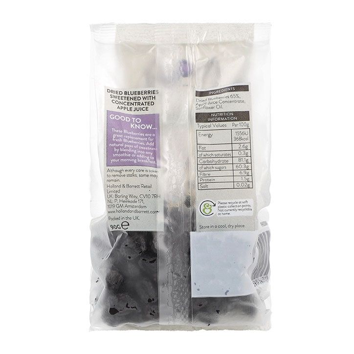 Holland & Barrett Dried Blueberries 90g