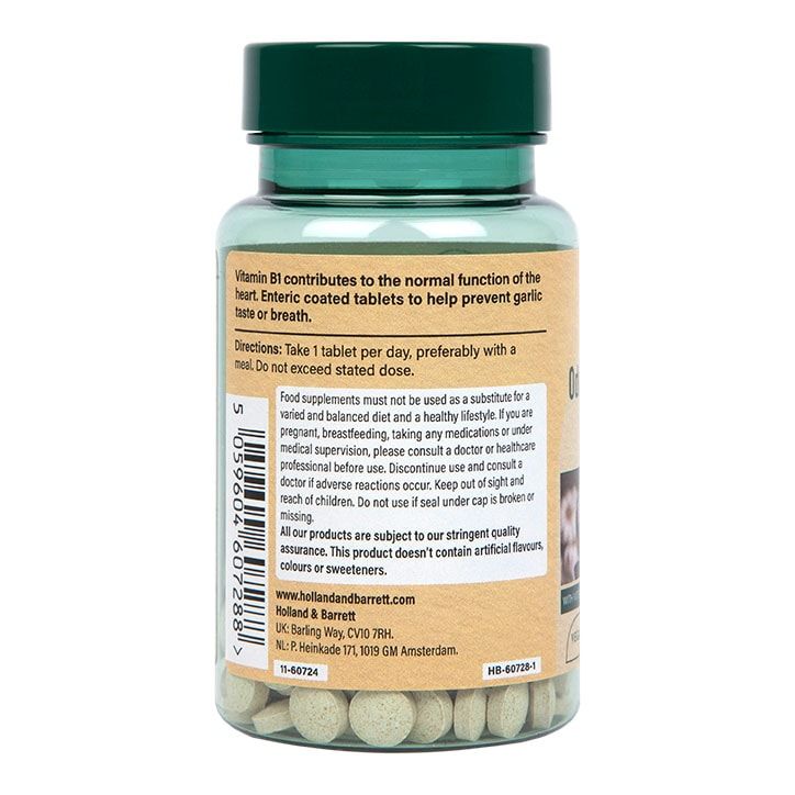 Holland &amp;amp; Barrett Enteric Coated Odourless Garlic 500mg 120 Tablets
