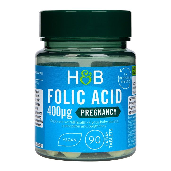 Holland &amp;amp; Barrett Folic Acid 400ug 90 Tablets