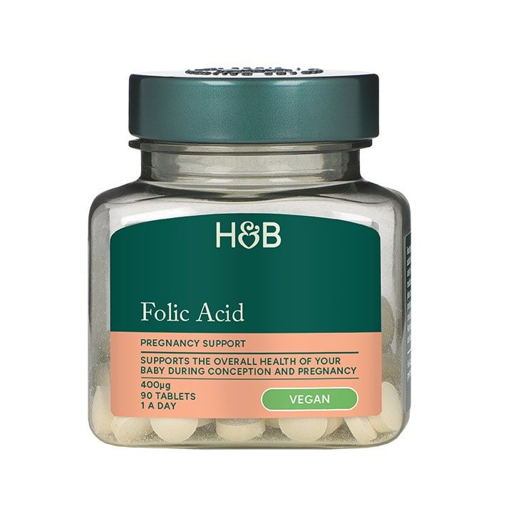 Holland &amp;amp; Barrett Folic Acid 400ug 90 Tablets