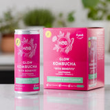 Holland &amp;amp; Barrett Glow Kombucha 250ml Cucumber &amp;amp; Mint (Glow) / 4x250 ml