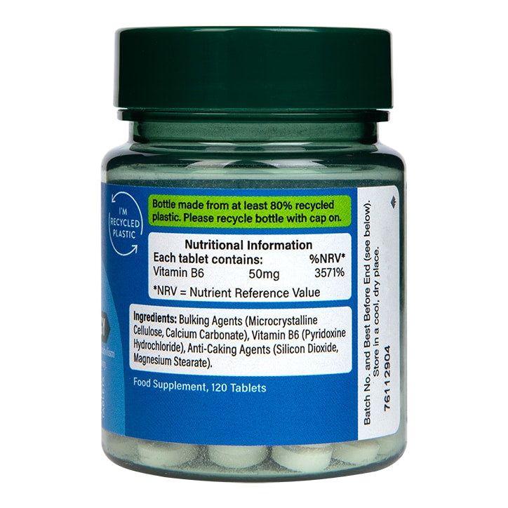 Holland &amp;amp; Barrett High Strength Vitamin B6 + Pyridoxine 100mg 120 Tablets