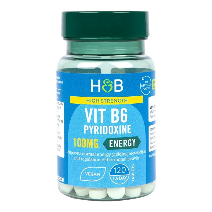 Holland &amp;amp; Barrett High Strength Vitamin B6 + Pyridoxine 100mg 120 Tablets