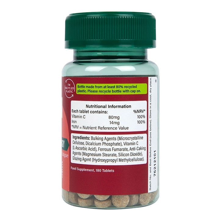 Holland &amp;amp; Barrett Iron &amp;amp; Vitamin C 14mg 180 Tablets